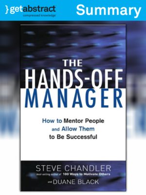 cover image of The Hands-Off Manager (Summary)